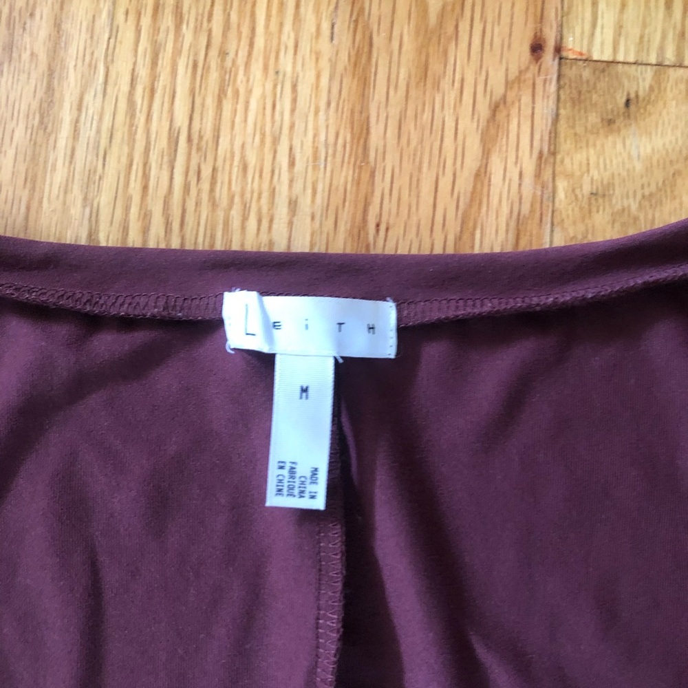 Leith short sleeve bodycon mid-knee dress